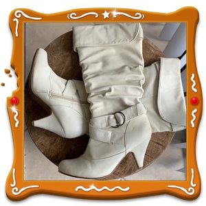 Knee-High Low Heel Boots